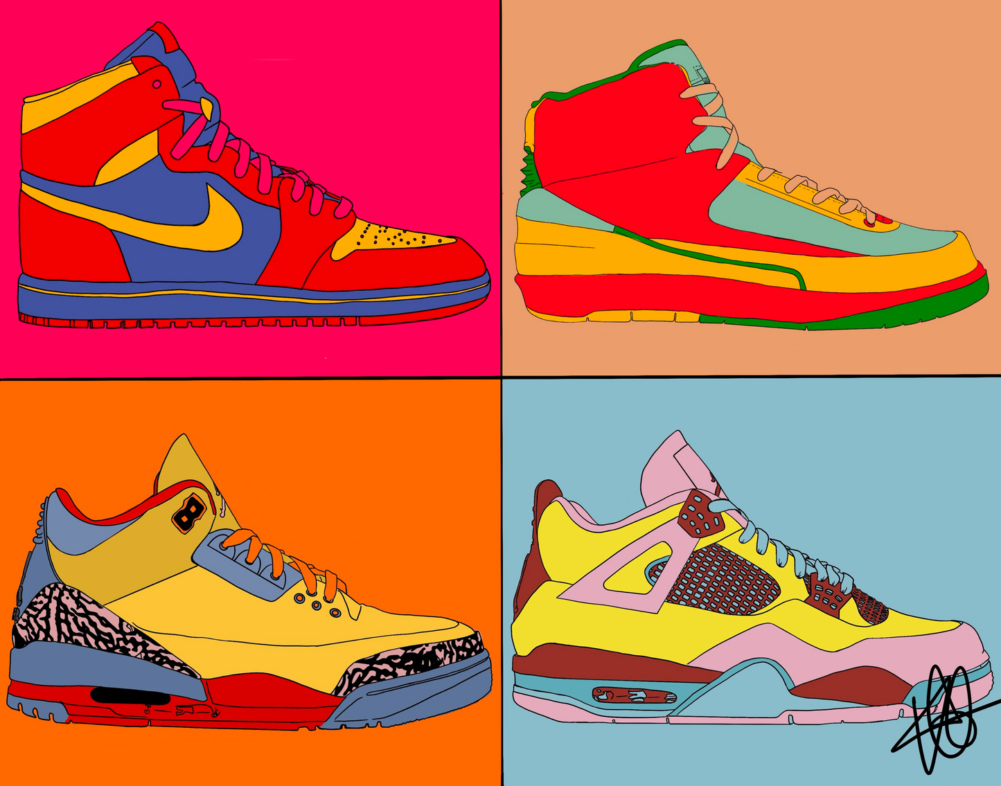 Jordan x Warhol Print